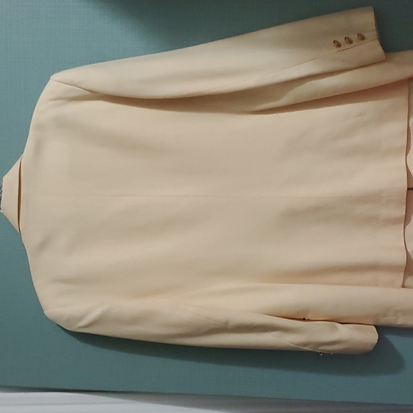 Talbots Women Pale Yellow Jacket/12 P - Picture 8 of 8